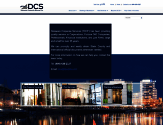 dcsdelaware.com screenshot
