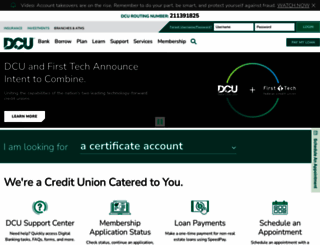 dcu.org screenshot