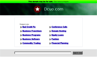 dcuo.com screenshot