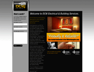 dcwelectrical.co.uk screenshot