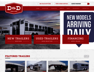ddfarmranchtrailers.com screenshot
