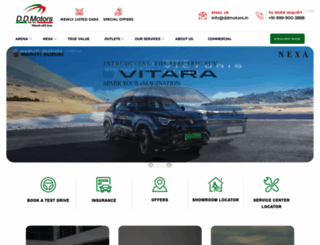ddmotors.in screenshot