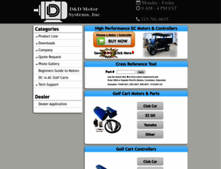 ddmotorsystems.com screenshot