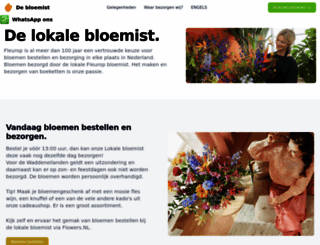 de-bloemist.nl screenshot