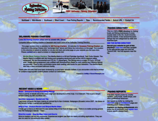 de-fishing-charters.com screenshot