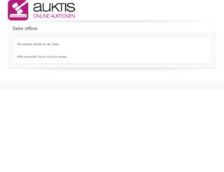 de.auktis.com screenshot