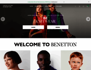 de.benetton.com screenshot