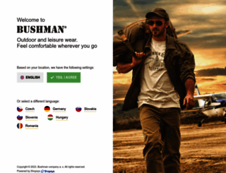de.bushmanwear.com screenshot