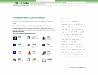 de.extfile.info screenshot