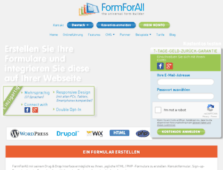 de.formforall.com screenshot