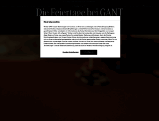de.gant.com screenshot