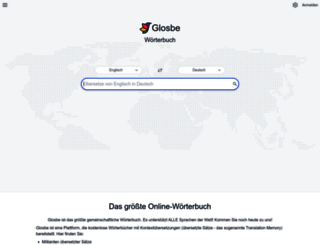 de.glosbe.com screenshot
