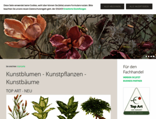 de.kunstflora.com screenshot