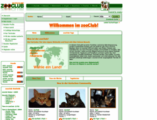 de.myzooclub.com screenshot
