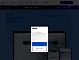 de.opera.com screenshot