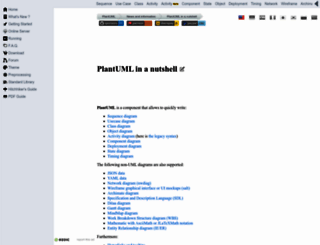 de.plantuml.com screenshot