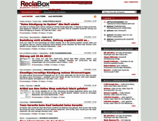 de.reclabox.com screenshot