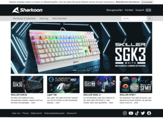 de.sharkoon.com screenshot