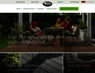 de.trex.com screenshot