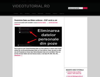 de.videotutorial.ro screenshot