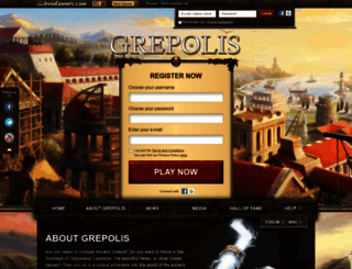 de55.grepolis.com screenshot