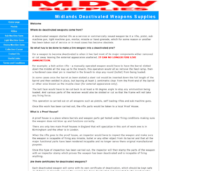 deactivated-military-weapons.co.uk screenshot