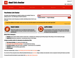 deadlinkchecker.com screenshot