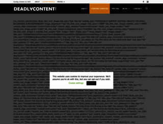 deadlycontent.com screenshot