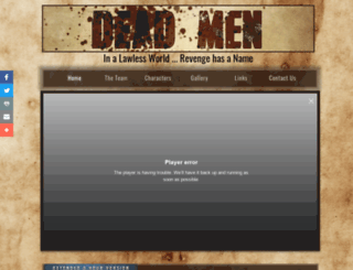 deadmentheseries.com screenshot