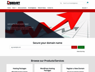 deadset-tech.com screenshot