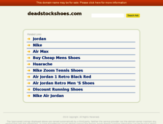 deadstockshoes.com screenshot