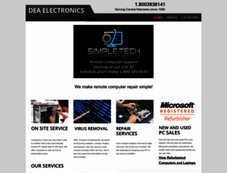 deaelectronics.com screenshot