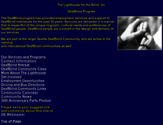 deafblindlh.org screenshot