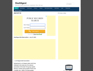 deafdigest.com screenshot