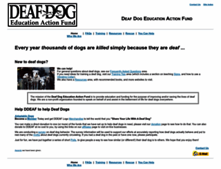 deafdogs.org screenshot