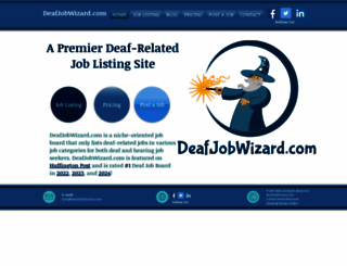 deafjobwizard.com screenshot