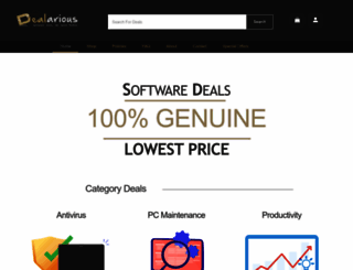 dealarious.com screenshot
