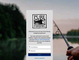 dealer.purefishing.co.uk screenshot