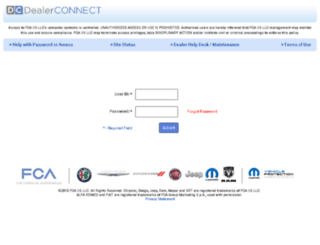 dealerconnect.com screenshot