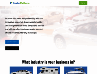 dealerplatform.com screenshot