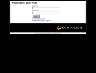 dealerportal.comporium.com screenshot