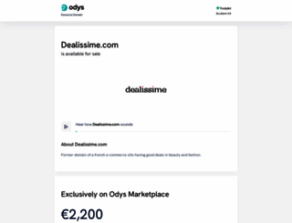 dealissime.com screenshot