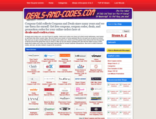 deals-and-codes.com screenshot