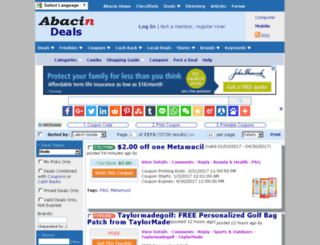 deals.abacin.com screenshot