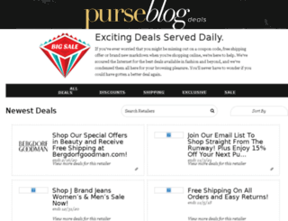 deals.purseblog.com screenshot