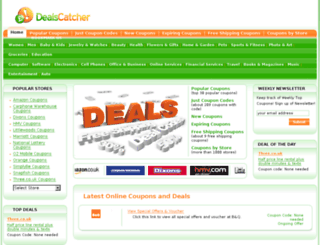dealscatcher.co.uk screenshot
