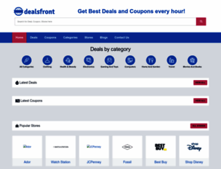 dealsfront.com screenshot