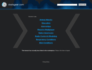 dealsgear.com screenshot
