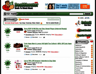 dealshouter.com screenshot
