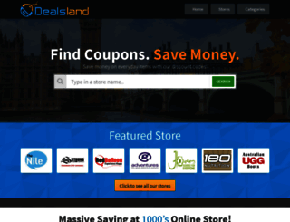 dealsland.com.au screenshot